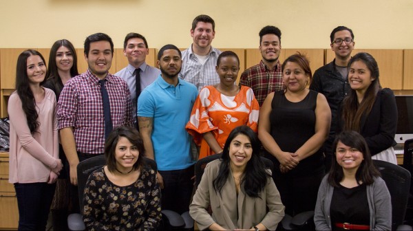 Coyote Student News spring 2016 staff picture